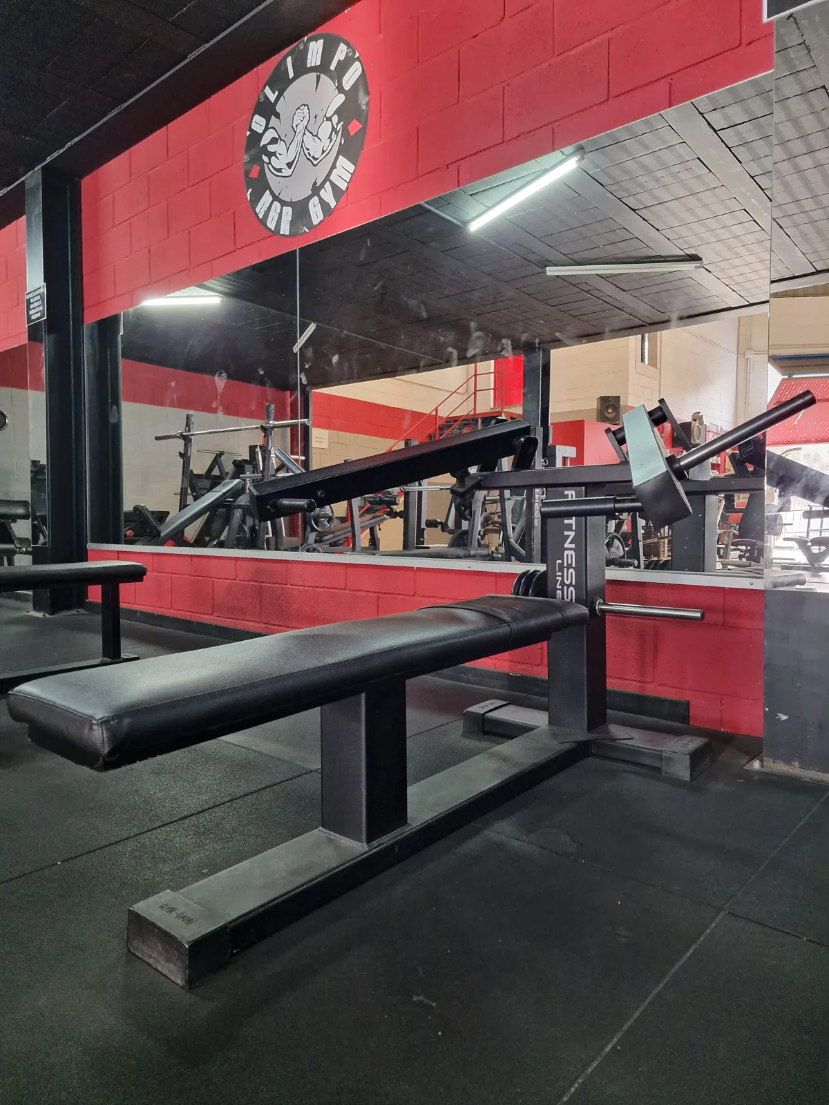 Banco de musculación en Olimpo